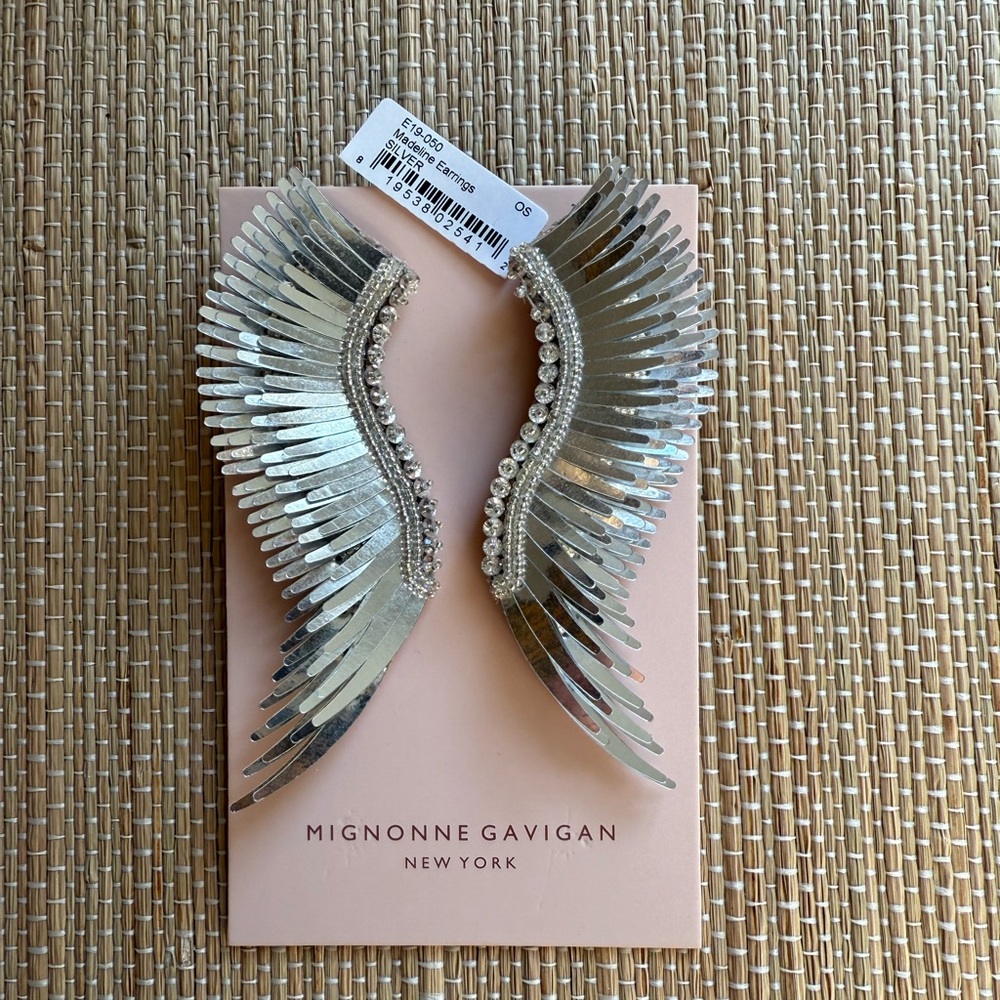 Mignonne Gavigan Metallic Wing Earrings